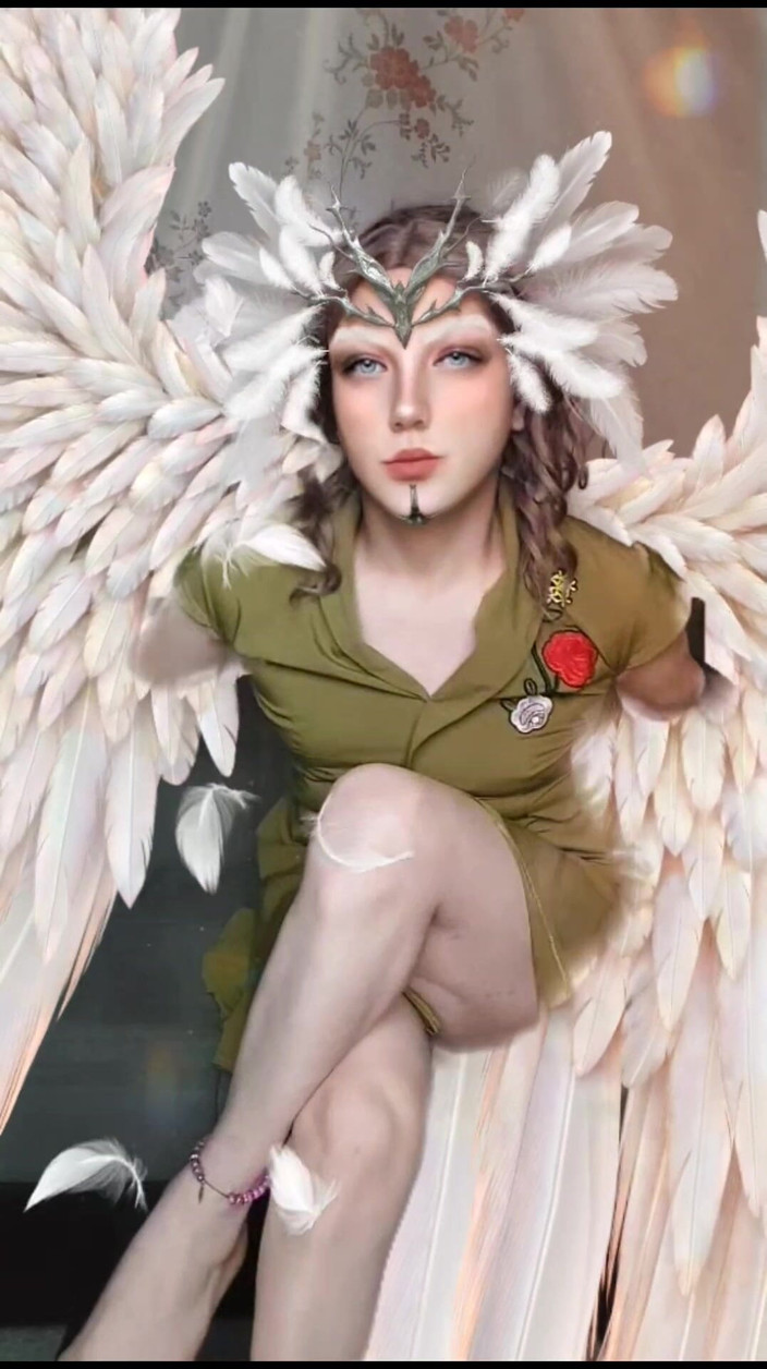 Kitty_Cross: Heavenly Hottie: Smooth, Sexy, and Angelic Femboy Vibes