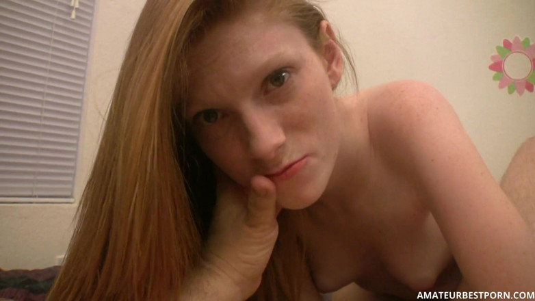 PurefilmsTv: Babe in stockings gettings hot cum on tits