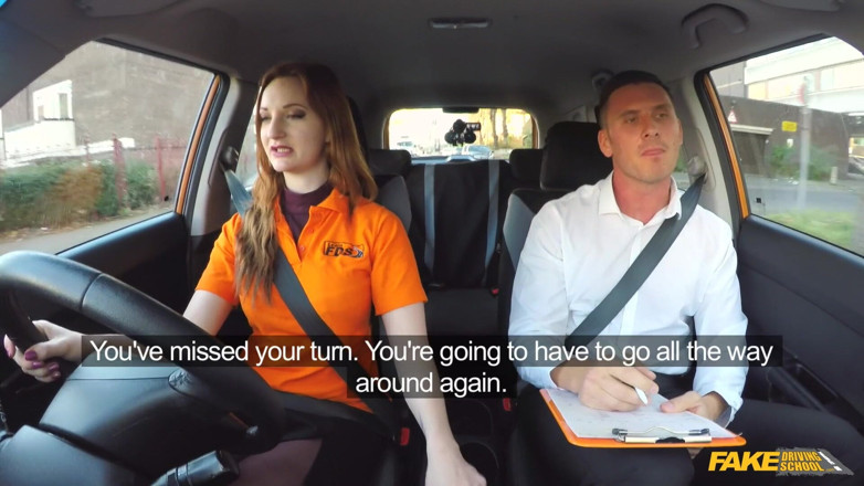Fake Driving School: Fake driving school - rahasia murid nakal: nyepong kontol sampai dicrot...