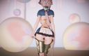 Mmd anime girls: Tarian seksi gadis anime mmd r-18 (klip 37)