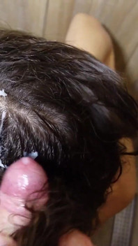 You Pissed and Cummed All Over Her Hair! POV