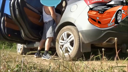 StrongSrg: A Fan Asked to Fuck Her Right by The Car