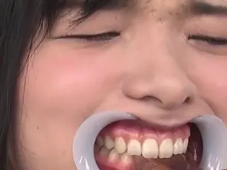 Japan Fetish Fusion: [teeth Observation] Natural Teeth but Potential Cavities Found!! Beauty Winces...