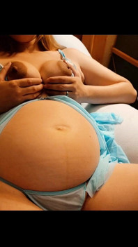 Some Pregnant Fun on Snapchat
