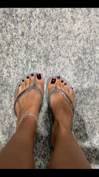 New Black Pedicure