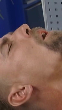 Blonde Bombshell Deepthroats Massive Cock Hungrily