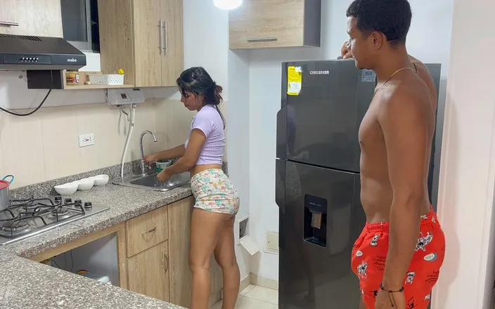 Saraymike: Big Ass Step Sister Fucks Step Brother in the Kitchen...
