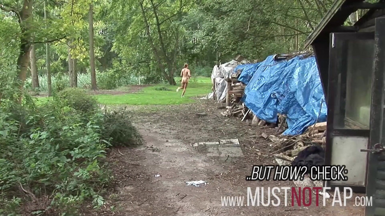 Leon Lambert Girls Twerk Parties CFNM: Cute brunette fucked outdoor in the woods