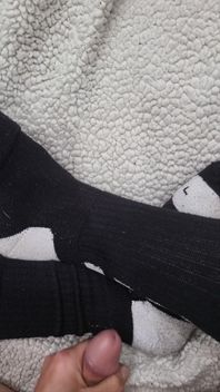 Cum on Nike Elite Socks