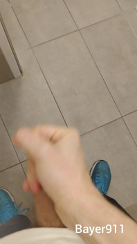 White Skinny Boy Risky Jerking in the Gyme Wc by Open Doors