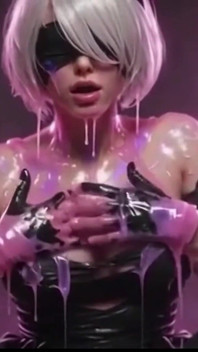 2b Nier Automata acoperită de mâzgă roz gros - compilație Ahegao