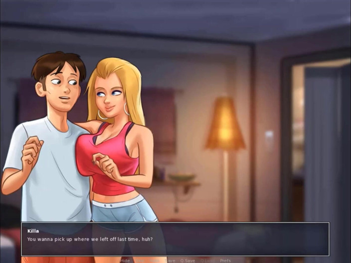 Cartoon Play: Summertime saga part 166 - grab hair blonde and fuck popular college...