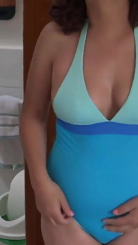 First Time Latina Stepmom Enjoys Sex with Stepson on the Beach, Blowjobs, Fucks, Cumshots