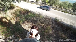 Sexe en public au bord de la route