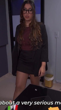 This Stepmom Is a Hot-assed MILF Who Fucks Her Boss in the Office.