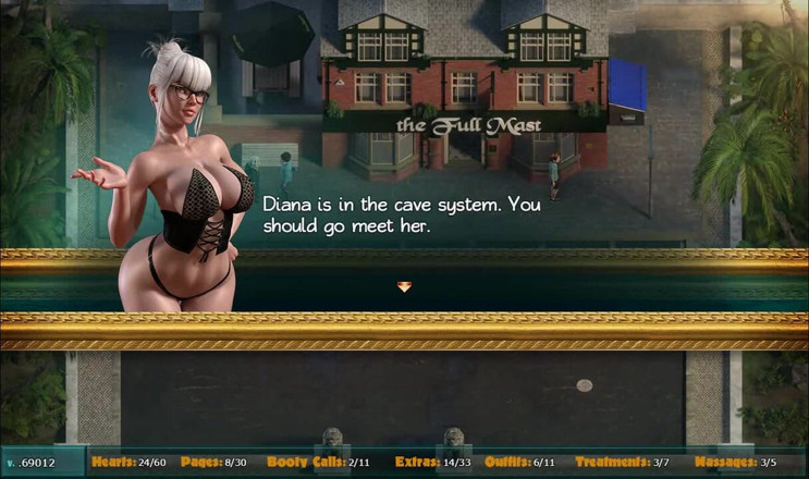 Dirty GamesXxX: Treasure Of Nadia: You Can See The Dick Moving Inside...