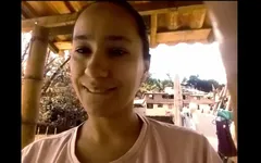 Brittany Touches Her Pussy in the Laundry