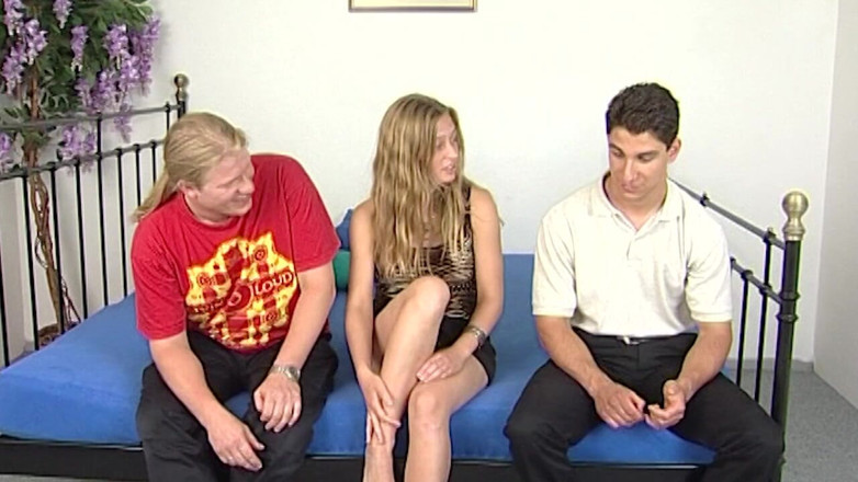 VintageXMovies: Blonde Babe in Wild Threesome Fingering and Orgasm
