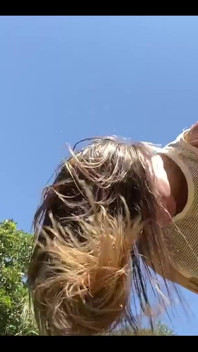 Shaking Out My Long Hair