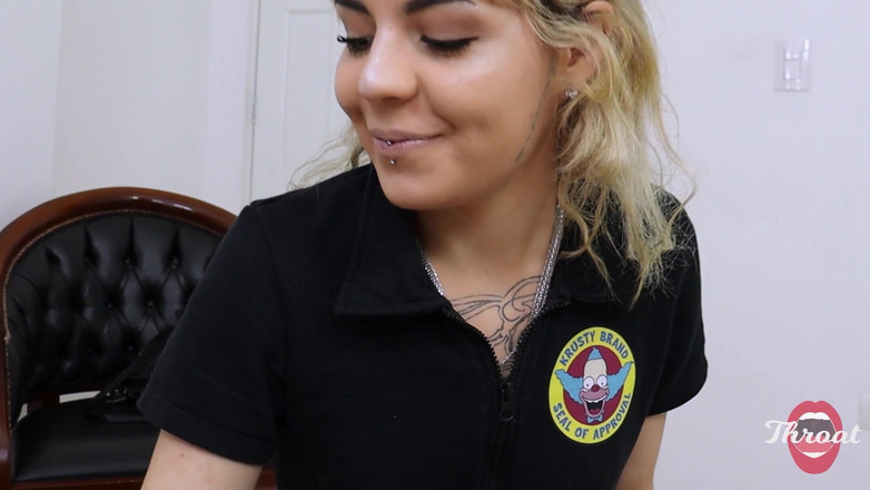 Lady Snow Brasil: Tato zlobivá blondýnka miluje sát mého ptáka, dokud nedostane mléko