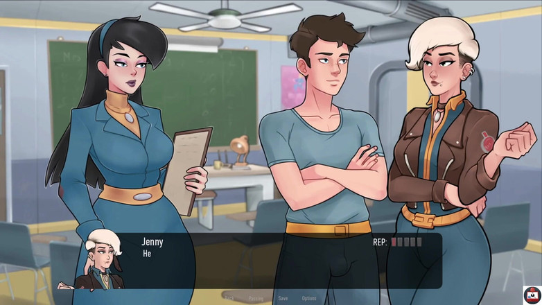 Joystick Cinema: Deep Vault 69 - （第2部分） - 她向我扔了内裤