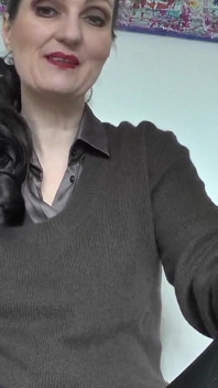 Stepmother in a Cashmere Sweater, Sweater Love, Cum on Sweater POV, Lady Victoria Valente