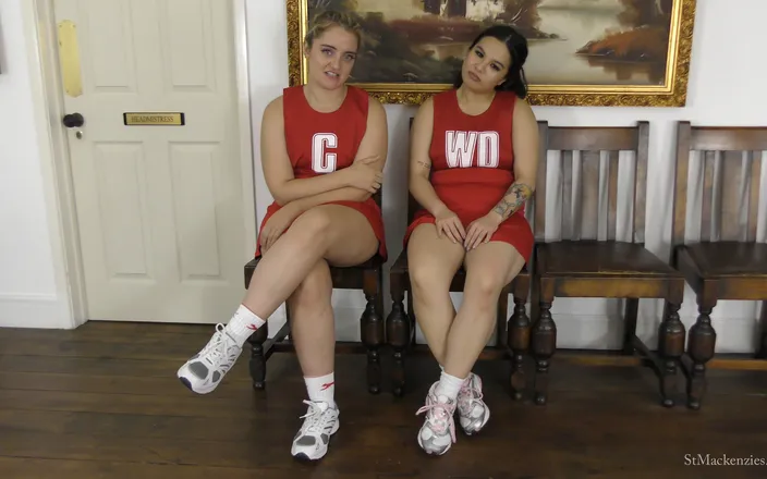 St Mackenzie's: Echo and Tamsin; Jerk off and Squirt on Their Tits