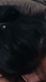 Real casero esposa chupando gran polla con semen en su cara