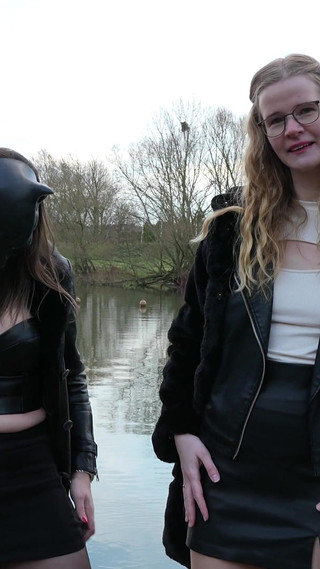 Thumbnail of Hot Double Piss From 2 Wet Pussies by the River