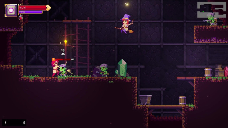 LewdArcade: Гра прокручувача Скарлет Діва [частина 01] Міні секс гра [18+] Порно гра