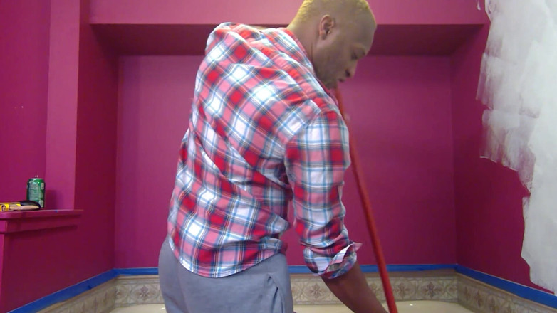 Kennie Jai: Kennie Jai senin için soyunuyor ve boya yapıyor!!