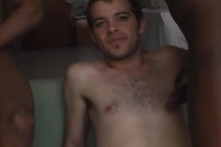 Gay 4 Pleasure: White guy gangbanged by big black cocks