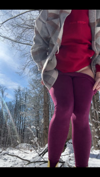 El invierno volvió repentinamente y cayó mucha nieve, así que tuvimos que escribir directamente en él