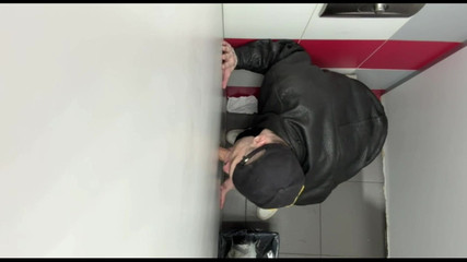 KinkySirius: Scally Chav Boy in Leather Jacket Try Glory Hole in...