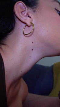 Close up blowjob very deep and juicy oral creampie