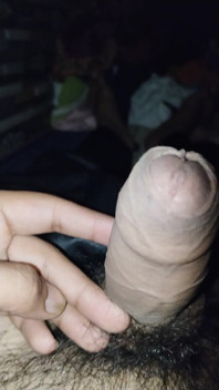 Big Dick Orgasm Cumshot at Night