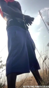 Masturbating Alone Intensely in the Bush