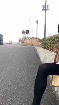 Self-training No. 81 Riverside Walk with Exposed Pussy and Asshole - Part 2