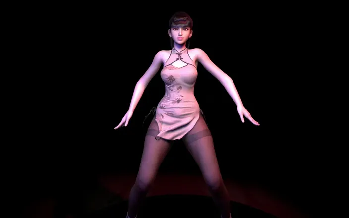 PixelAftDark: Stellar Blade Eve Hip Hop Dance in Dress - Full
