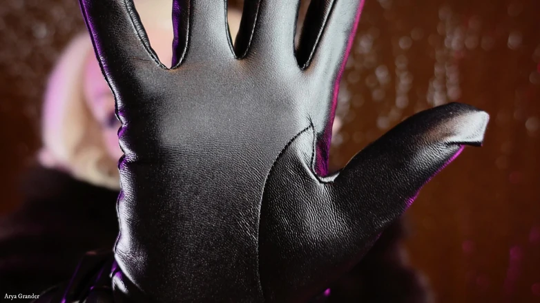 Arya Grander: Compilation de vidéos ASMR : fétiche des gants les plus sexy (Arya...