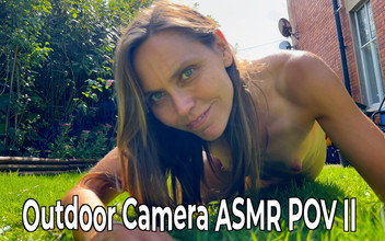 Wamgirlx: Cámara al aire libre Asmr en primer plano ii