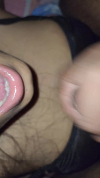 Beautiful Indian GF Huge Cum on Her Mouth in Her 21st Birthday
