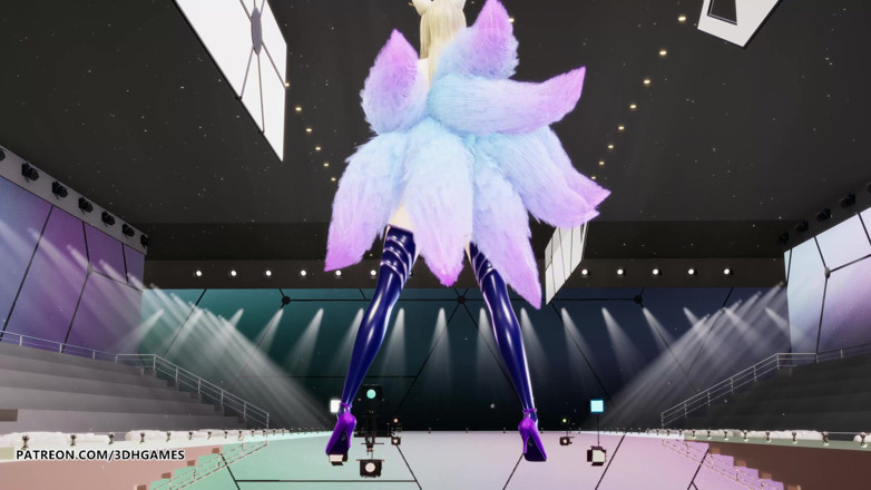 3D-Hentai Games: [MMD] Chung Ha - play kda ahri, сексуальна стриптиз-ліга легенд, хентай без цензури