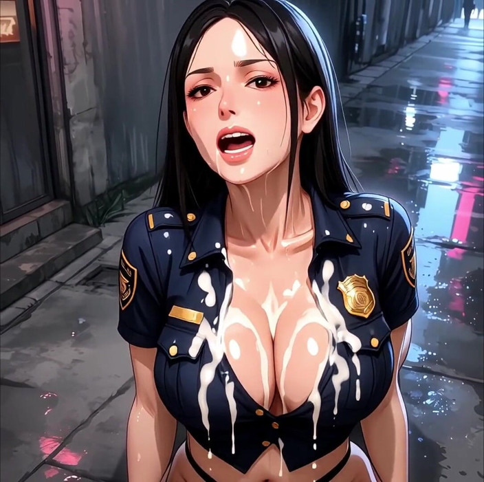 Horny van stevie: Anime Sexy Glina zerżnięta w Alley Ai