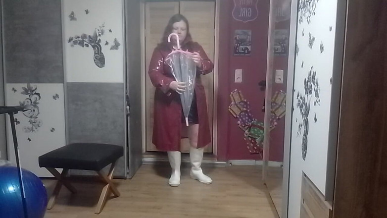 tammara big: 今日は傘に水をかけて