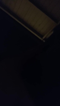 Jerking off in the stairs outside