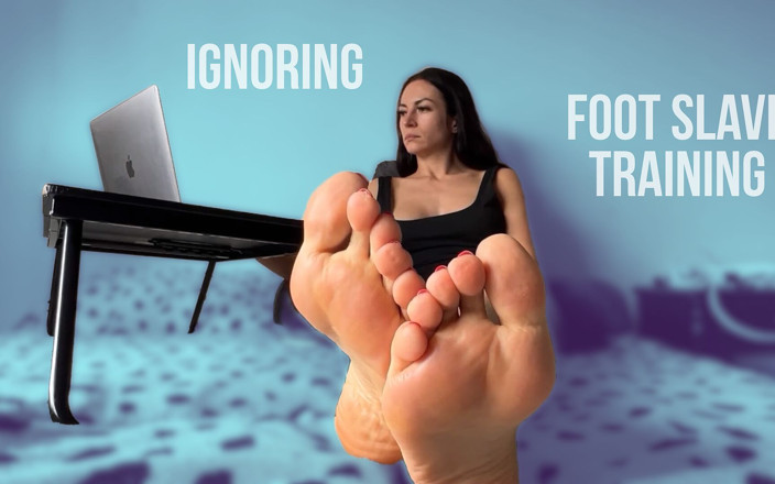 Princess Monica: Ignoring You While I Train My Obedient Foot Slave