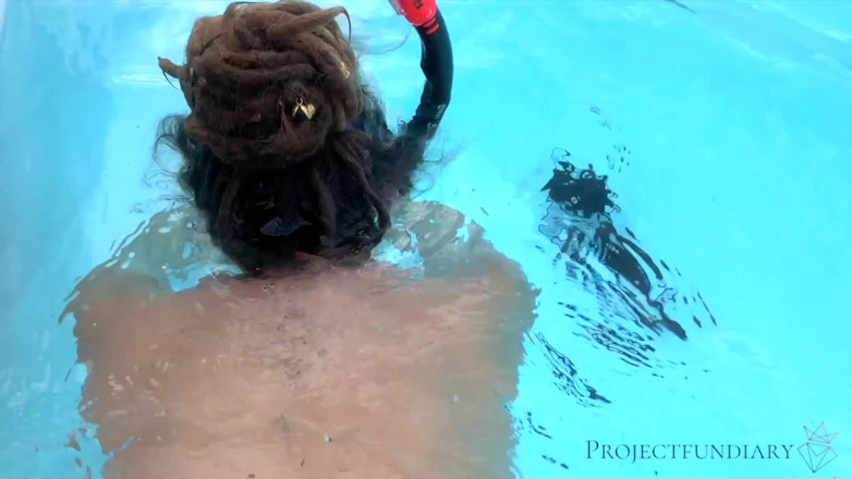 Projectsexdiary: Zwembad onderwaterseks met duikmasker