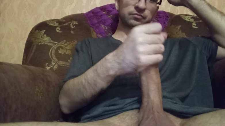 Alex Metallov: I Strocking My Big Hard Cock. Full Balls of Cum