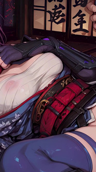 Ninja Psylocke Creampie dubur - awek miang berambut kurus dikongkek dubur dan dipancut dalam oleh orang asing - model 3D 4K 90fps